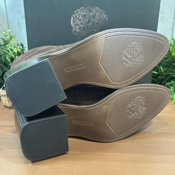 Vince Camuto Kortimy Water Repellent Suede Mid Shaft Boots Size 8.5 - Picture 9 of 11